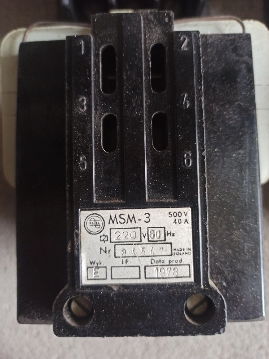 Stycznik  SLA85. ID2. MSW3. ETI CEM 9, 18, 40 ,65