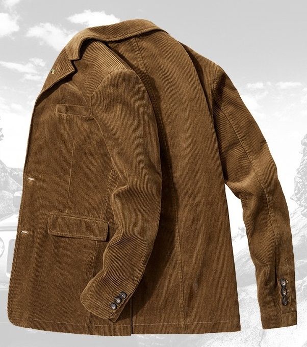 Marynarka sztruksowa brązowa nowa rozmiar L