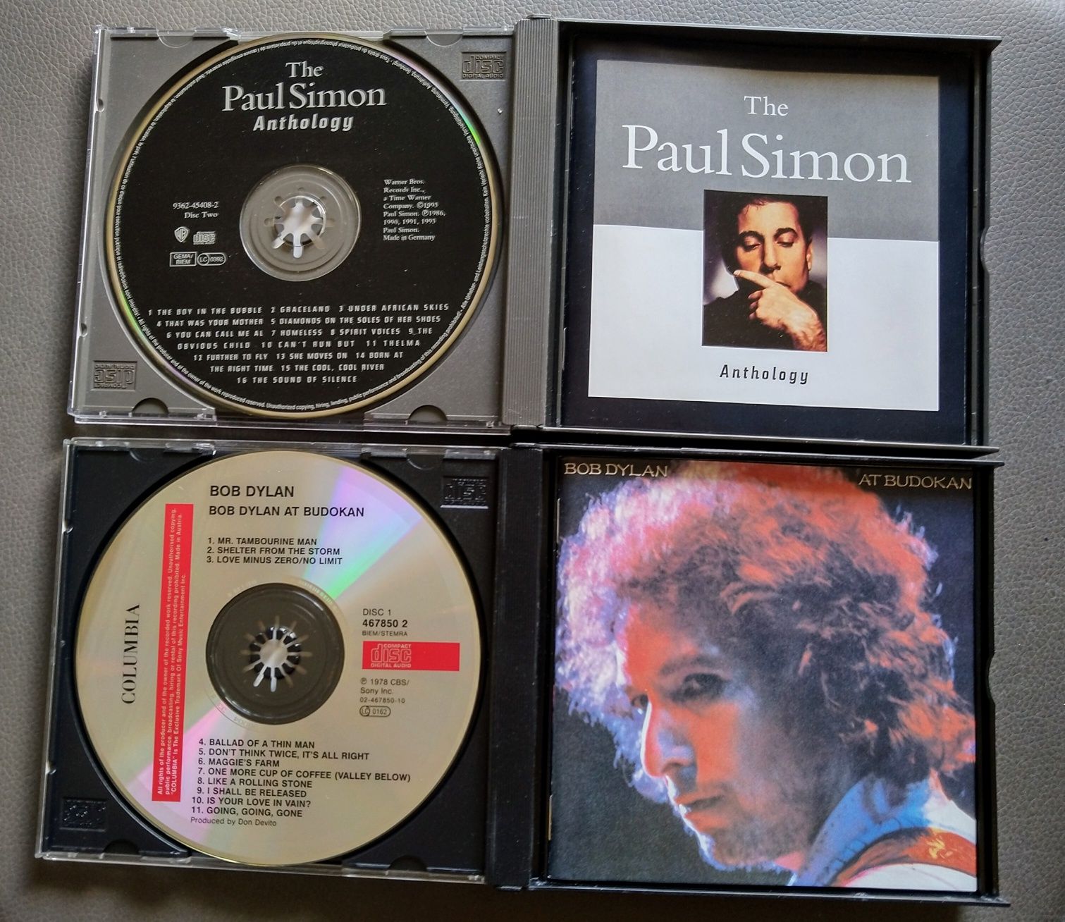 Lote CDs Bob Dylan & Paul Simon