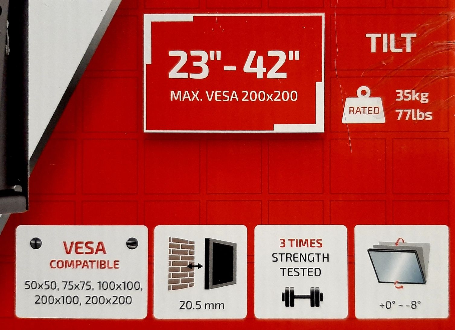 Suportes de Parede p/ TV até 43" , Novo c/ ou s/ Instalação