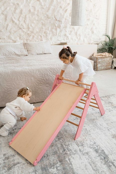 Рожевий комплекс Монтессори | Трикутник Піклер + Арка | Подарунок