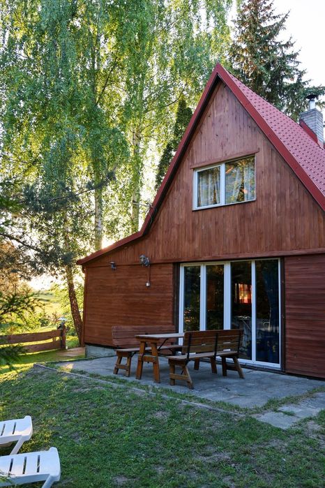 Sylwester 2025/2026.Drewniany domek.Warmia-Mazury klimatyczny domek
