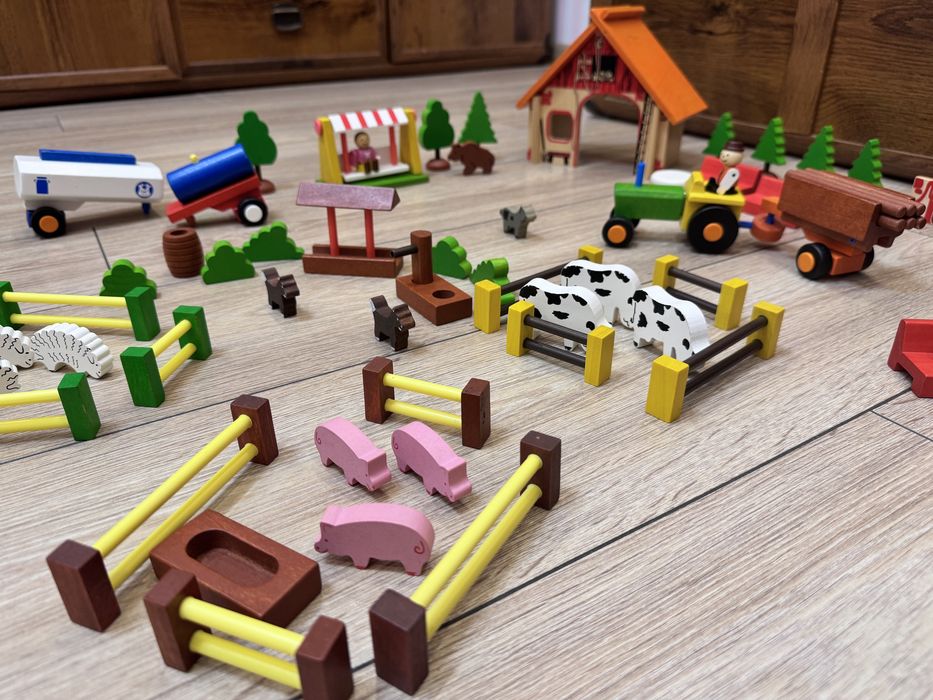 Деревяний конструктор Woody Farm