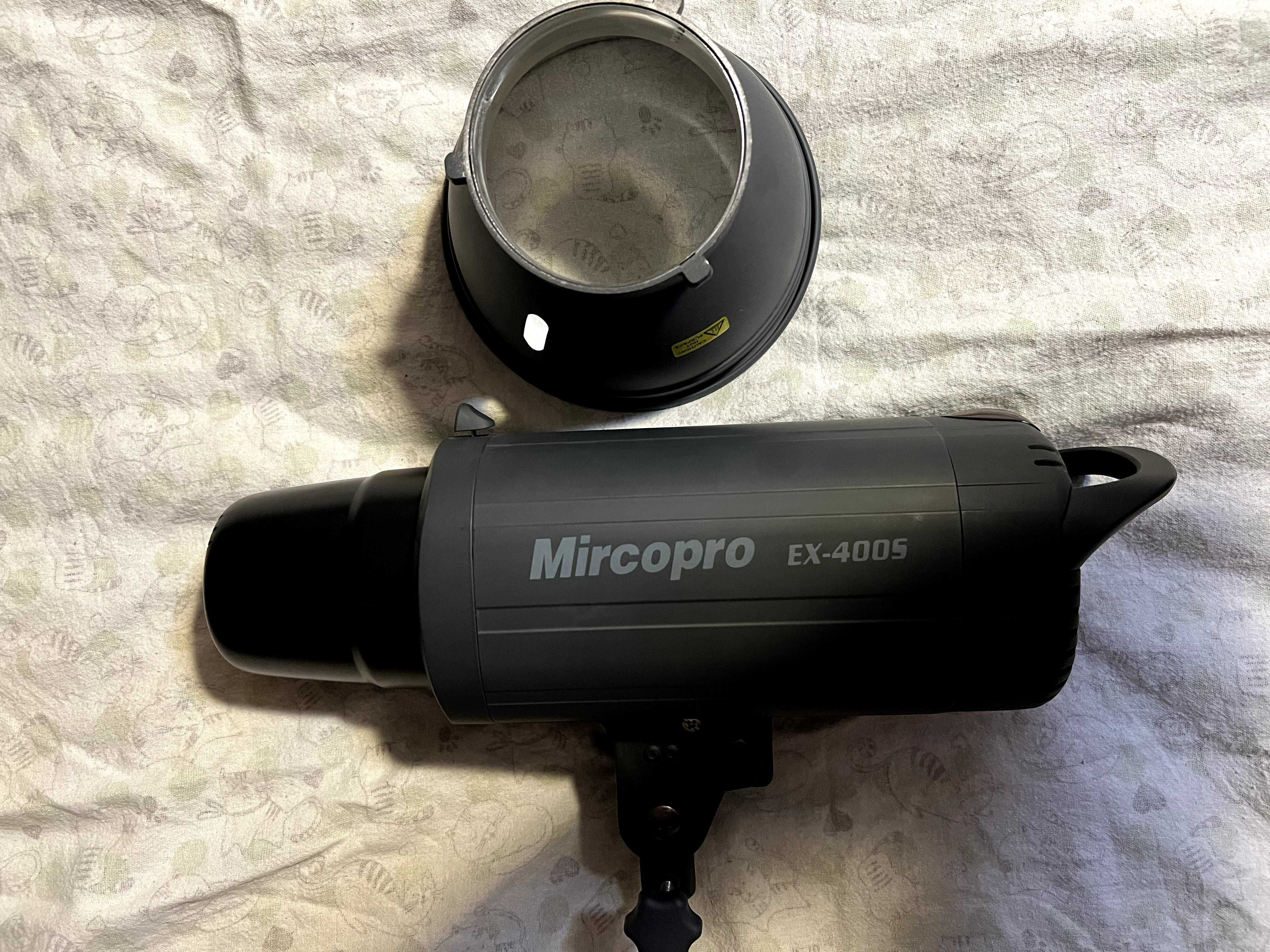 Студійний фотоспалах Mircopro EX-400S з рефлектором