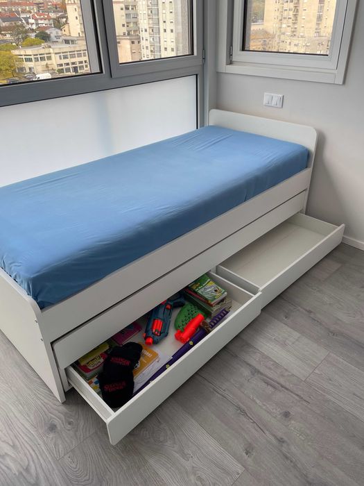 cama solteiro Ikea SLÄKT