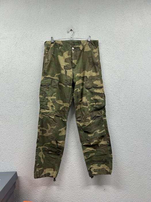 Штани Carhartt cargo W32 (M-L) карго мілітарі камуфляжні