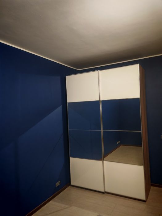 Szafa PAX biała z lustrem 150x58x236