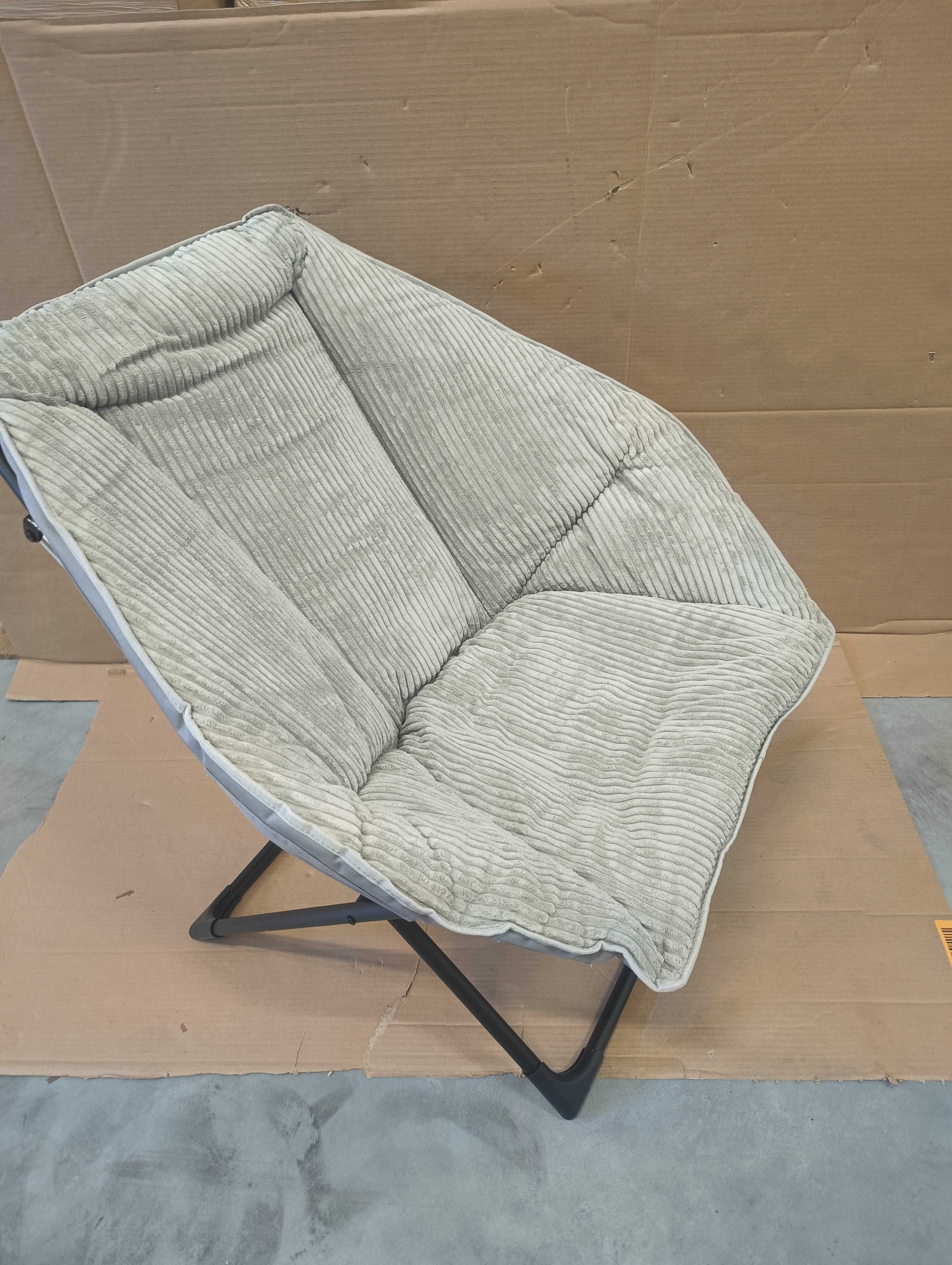 Krzesło fotel Amazon Basics w kształcie sześciokąta składane 85x80x87