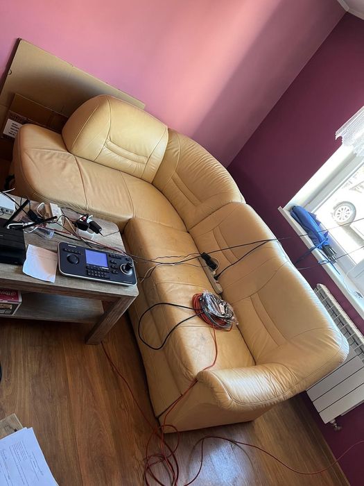 Sofa narożna skóra