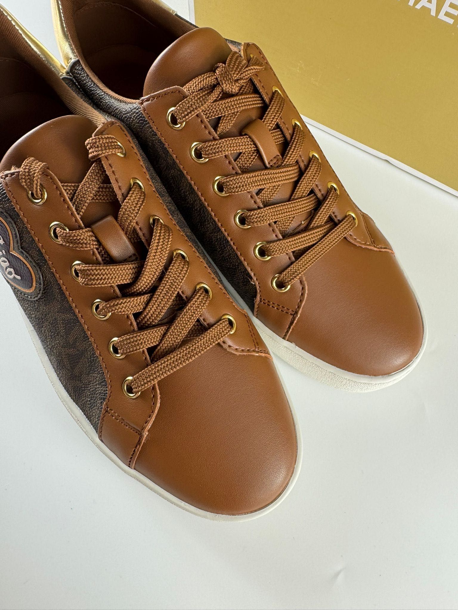 Nowe buty sneakersy damskie MICHAEL KORS brązowe 39