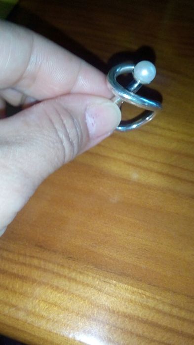 Anel Prata joalheiro Rocha Carvao