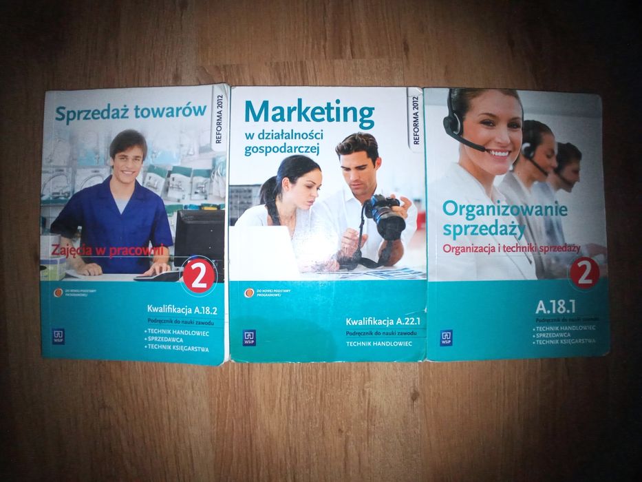 podręczniki do przedmiotów zawodowych technik handlowiec sprzedawca