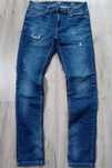 Spodnie jeansowe z dziurami kupione w Anglii ok 15 lat 158 cm
