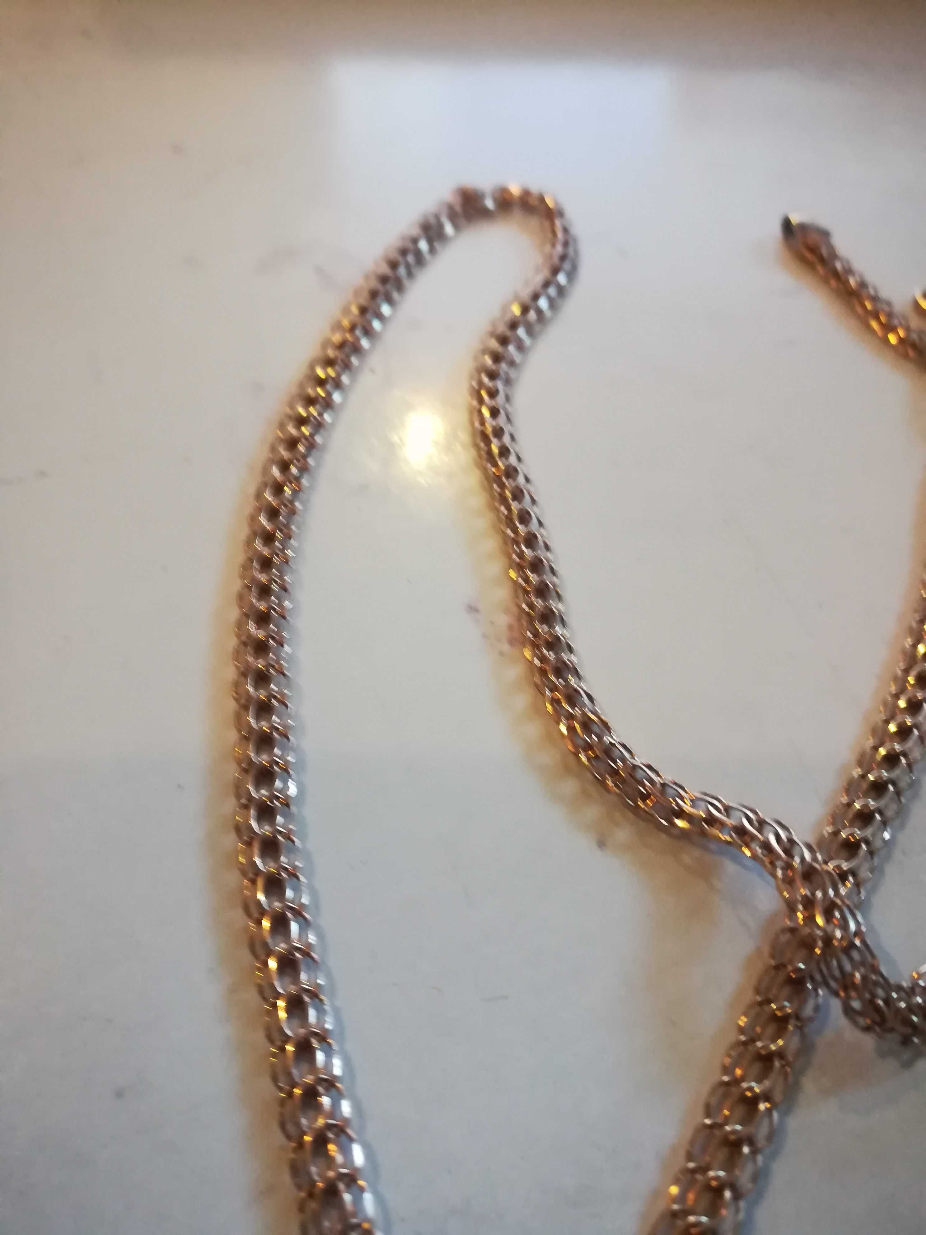 Łańcuszek złoty, 585, 10,5g, 49cm