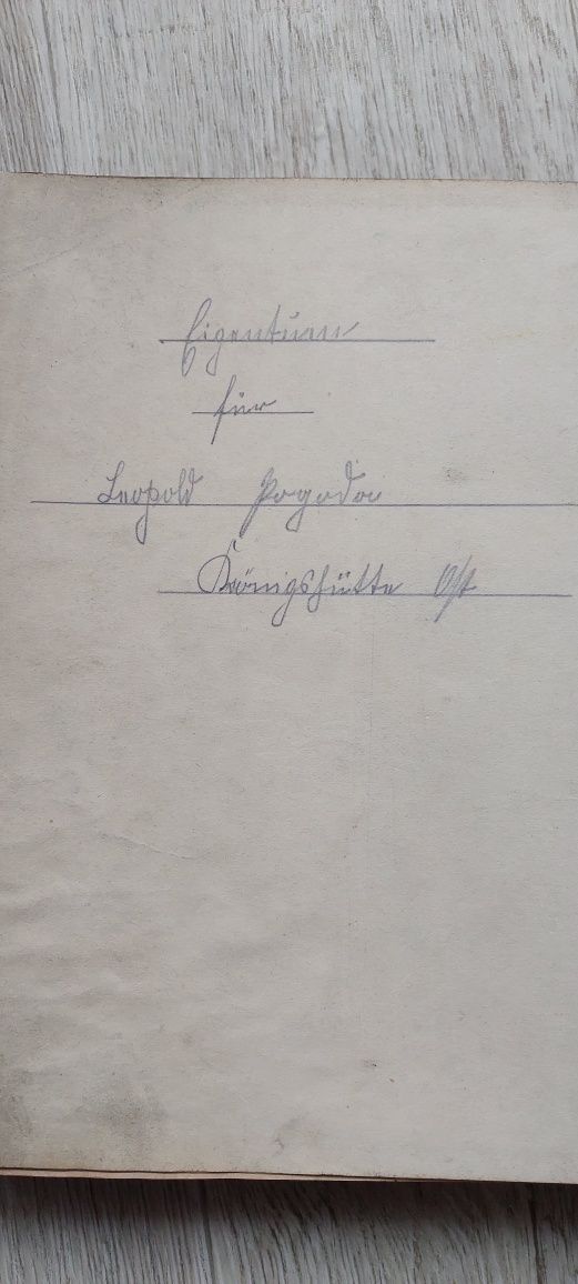 Stara książka Niemiecka 1939r