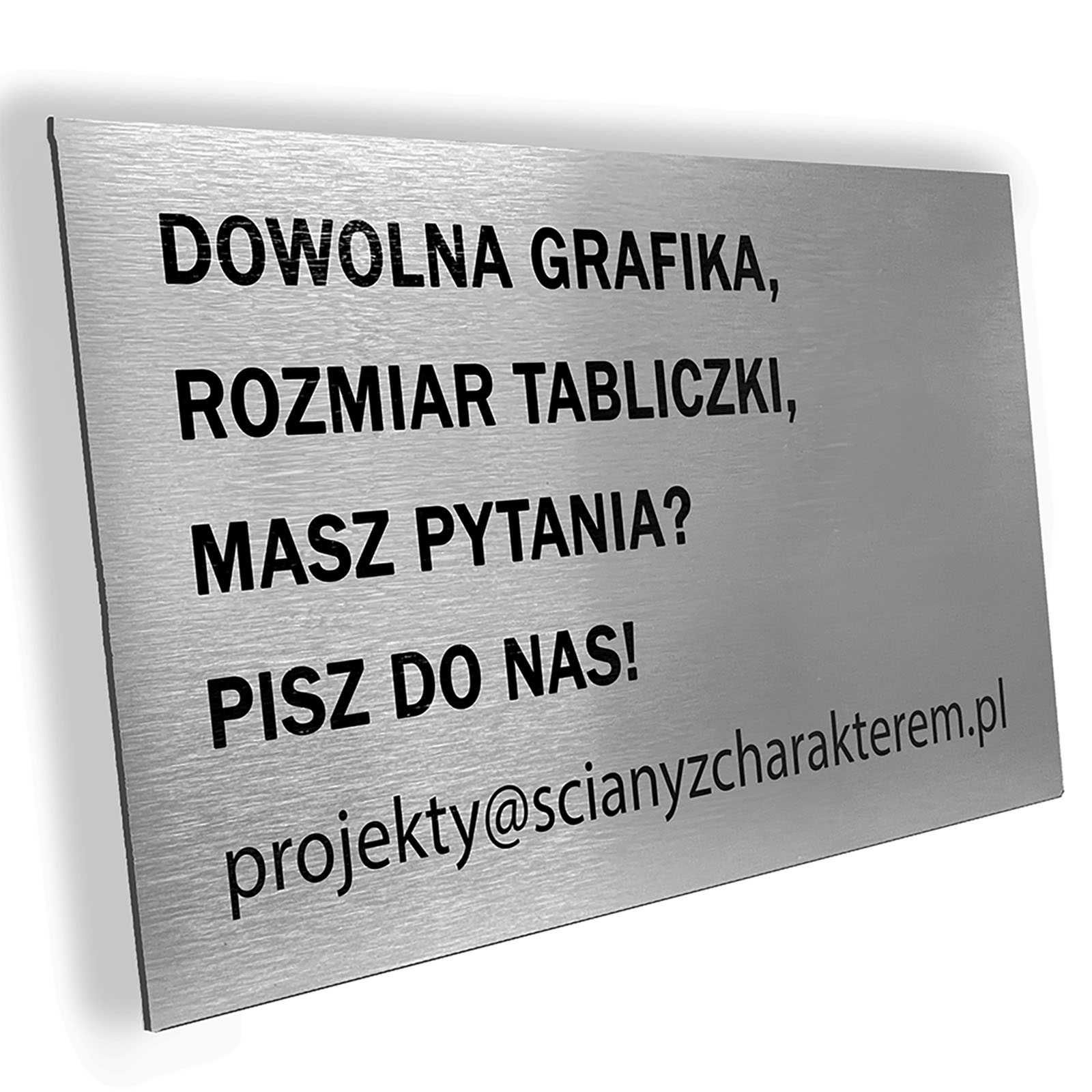 Tabliczka  z numerem domu Duża + Gratis tabliczka na bramę z humorem