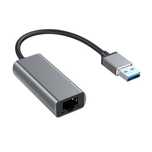Adaptador Rede USB 2.0/ 3.0 p/ 100/ 1000Mbps Gigabit Ethernet LAN RJ45