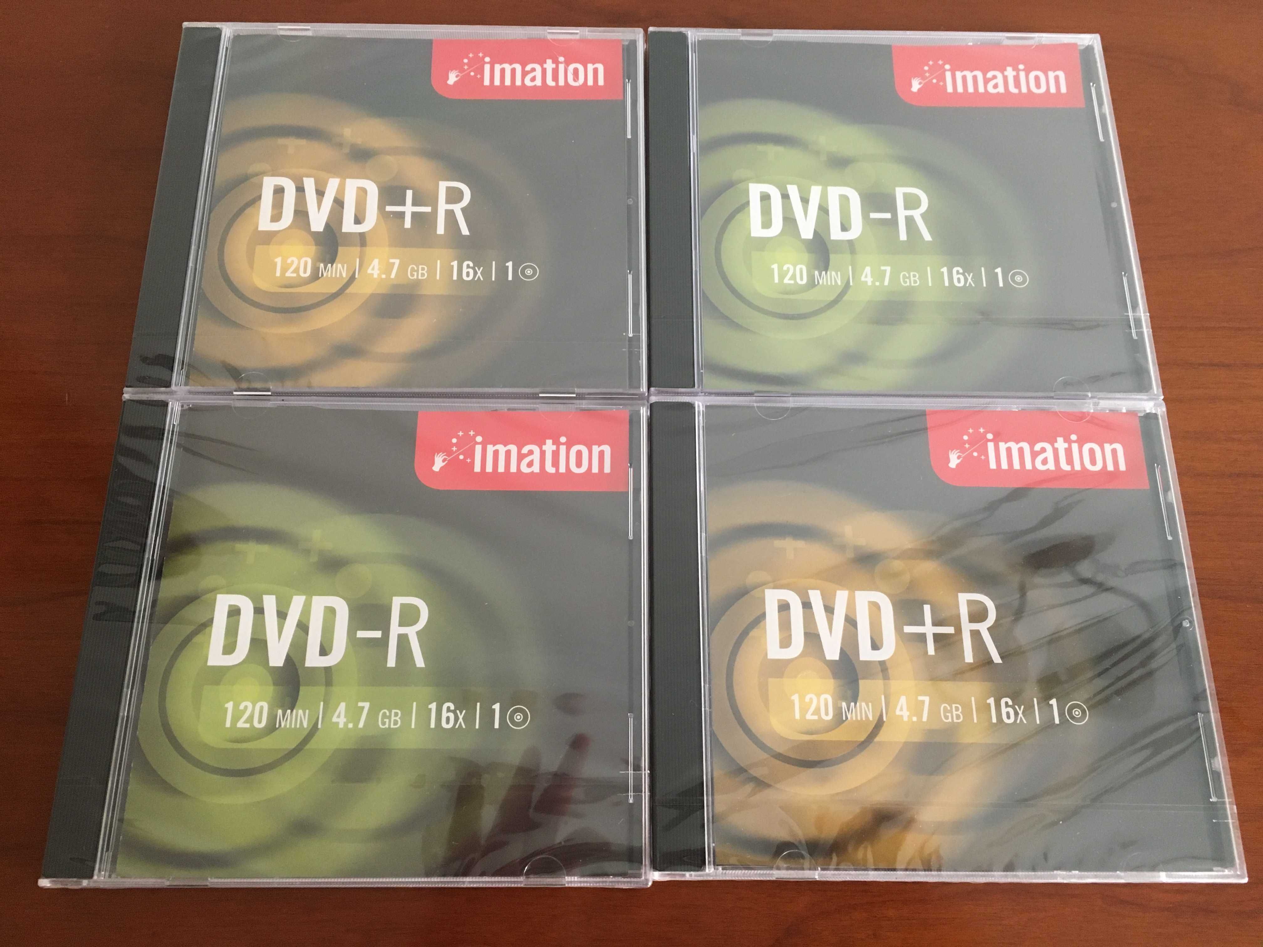 DVDs virgens selados