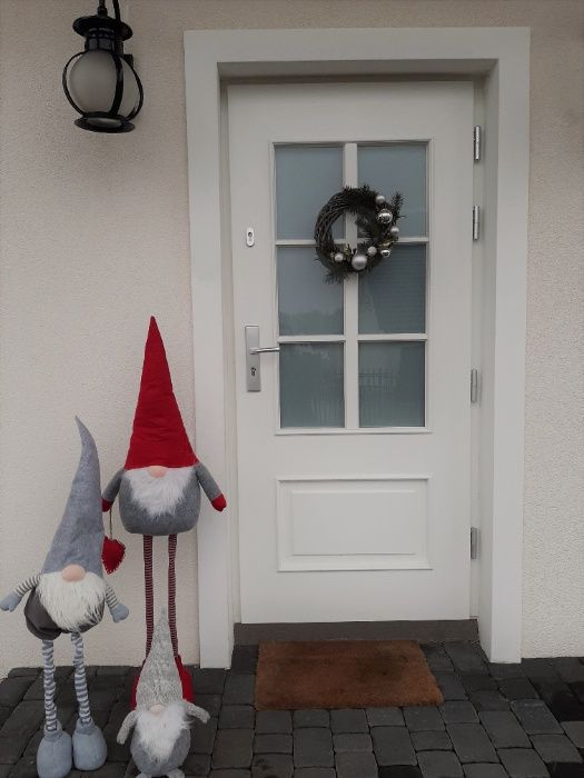 Drzwi wejściowe zewnętrzne drewniane dębowe dostawa gratis