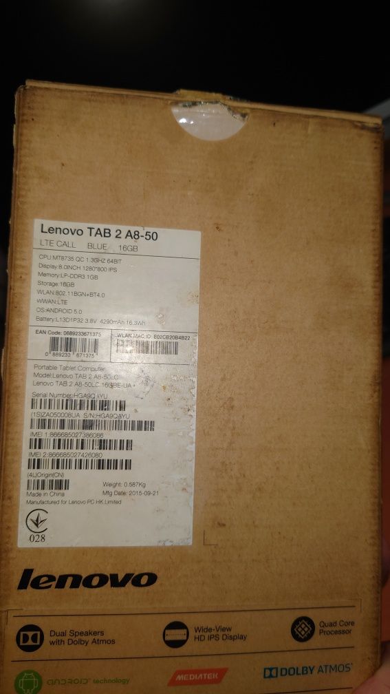 Планшет Lenovo Tab 2A8-50. Планшет Leopard