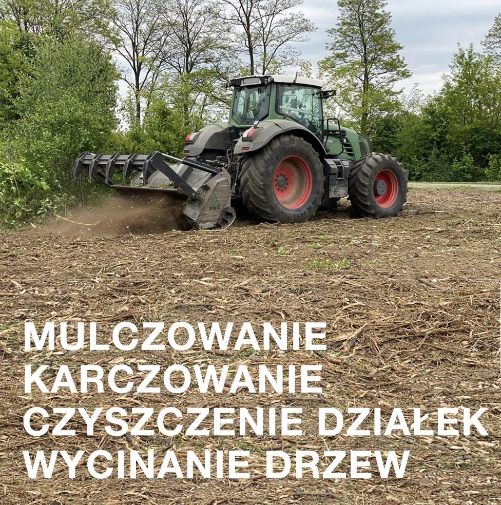 Mulczowanie karczowanie wycinka drzew czyszczenie działek