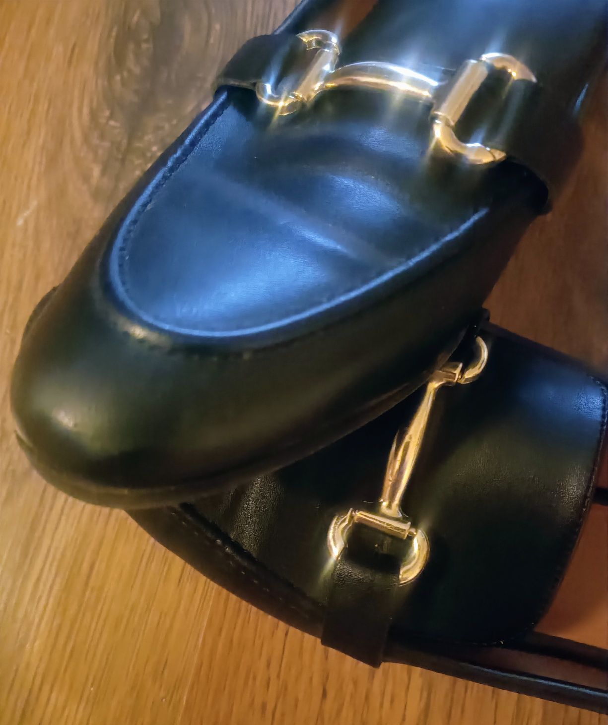 Loafersy Primark czarne