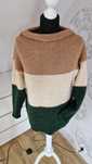 Sweter tricolor D&R polska produkcja.