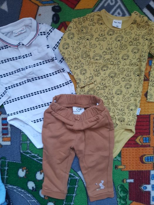 Paka ubranek dla chłopca rozmiar 68