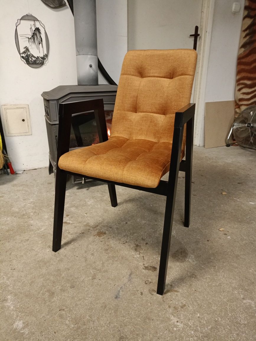 Krzesło, fotel, krzesła drewniane z podłokietnikami, loft, vintage