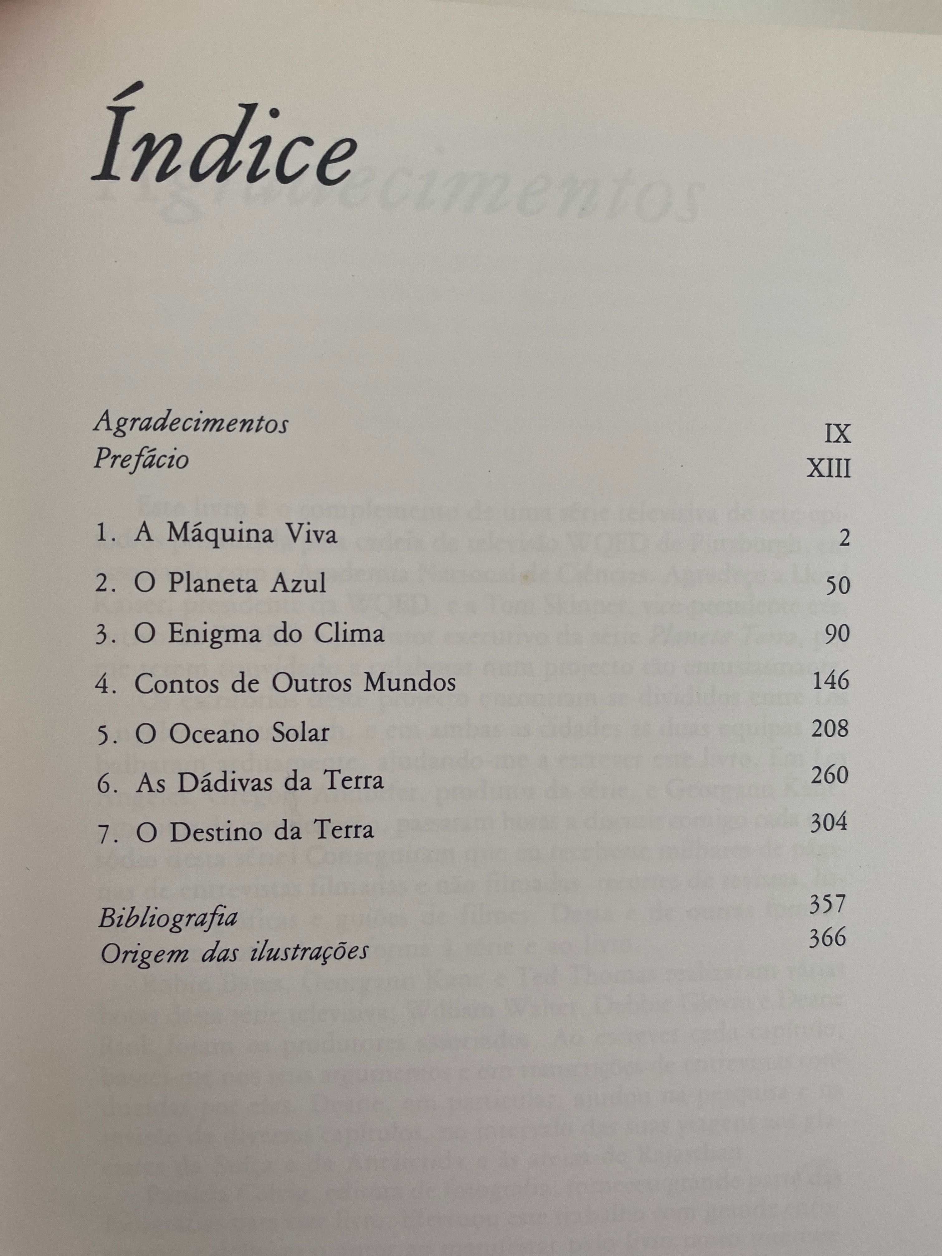 Livro ilustrado O Planeta Terra - de Jonathan Weiner