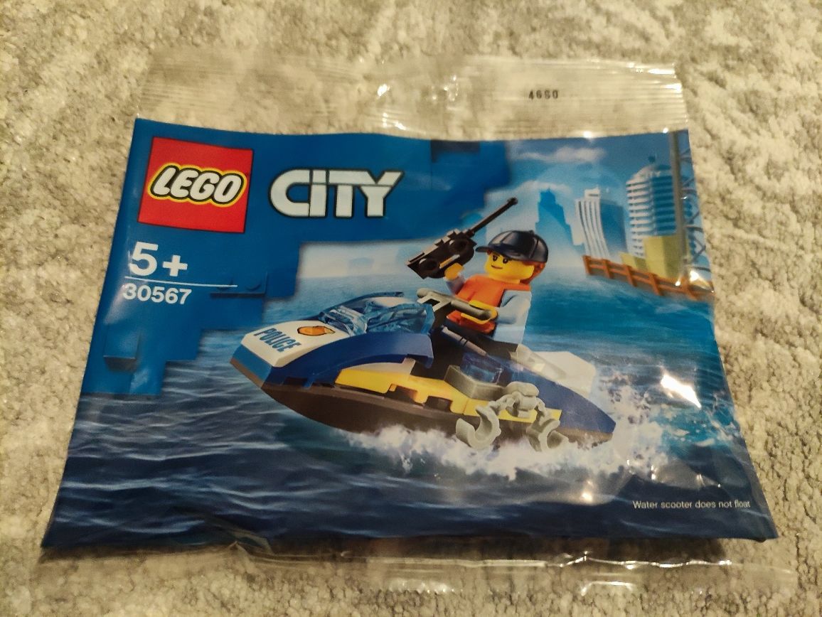 LEGO City 60312  Radiowóz i 30567 Policyjny skuter wodny