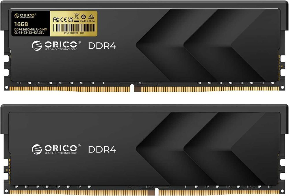 Memórias RAM ORICO Raceline Racer DDR4 32GB (2x16GB) 3600MHz CL18