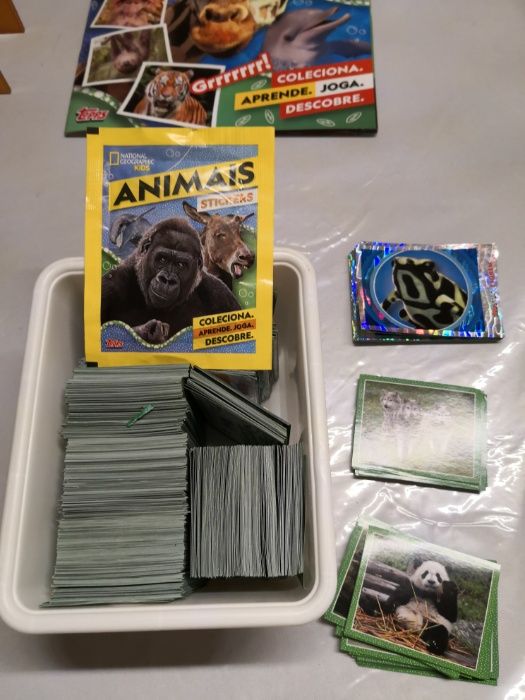 Cromos de animais national geographic kids