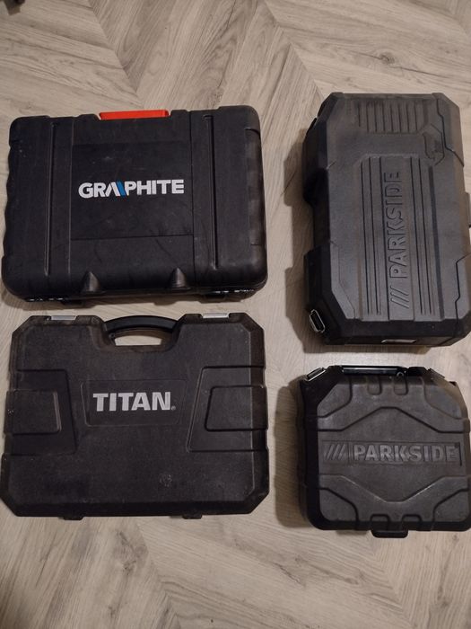 4 Skrzynki po Narzędziach Parkside