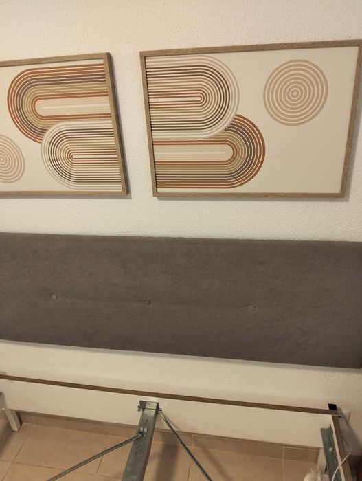 Cama de casal com cabeceira