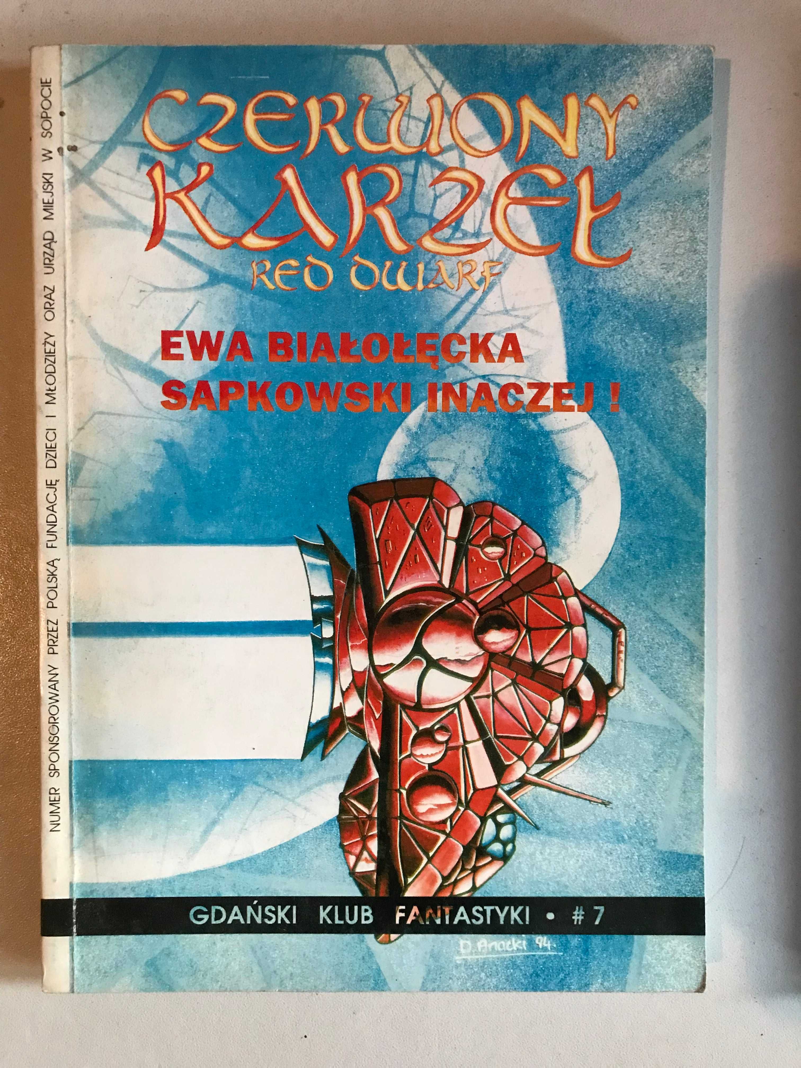 Fanzin GKF Czerwony Karzeł nr 7 1994 Sapkowski