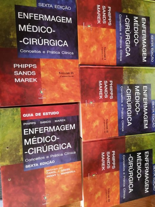 Livros de enfermagem, química e outros - preços por livro