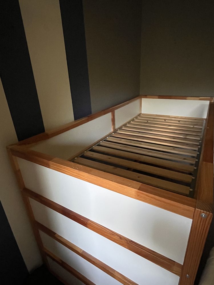 Łóżko dwustronne, pietrowe „KURA” Ikea