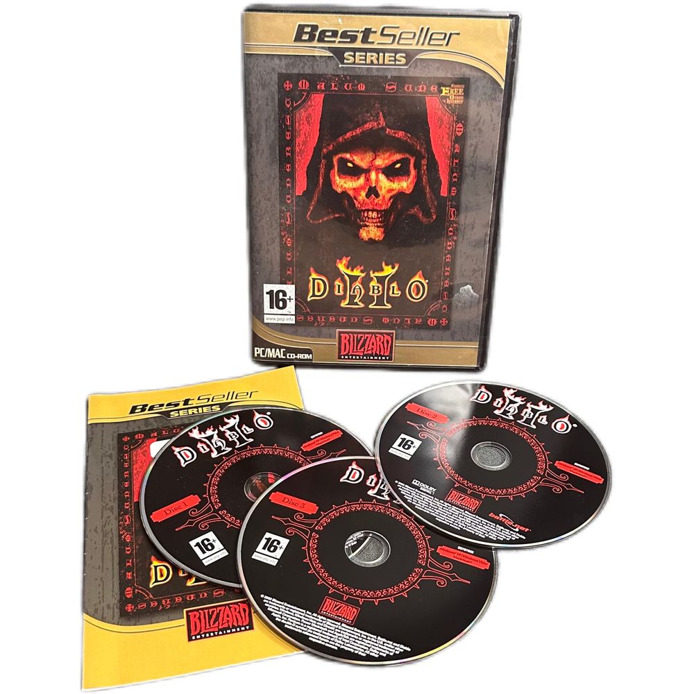 Diablo 2 II - 3x CD - stan idealny + klucz