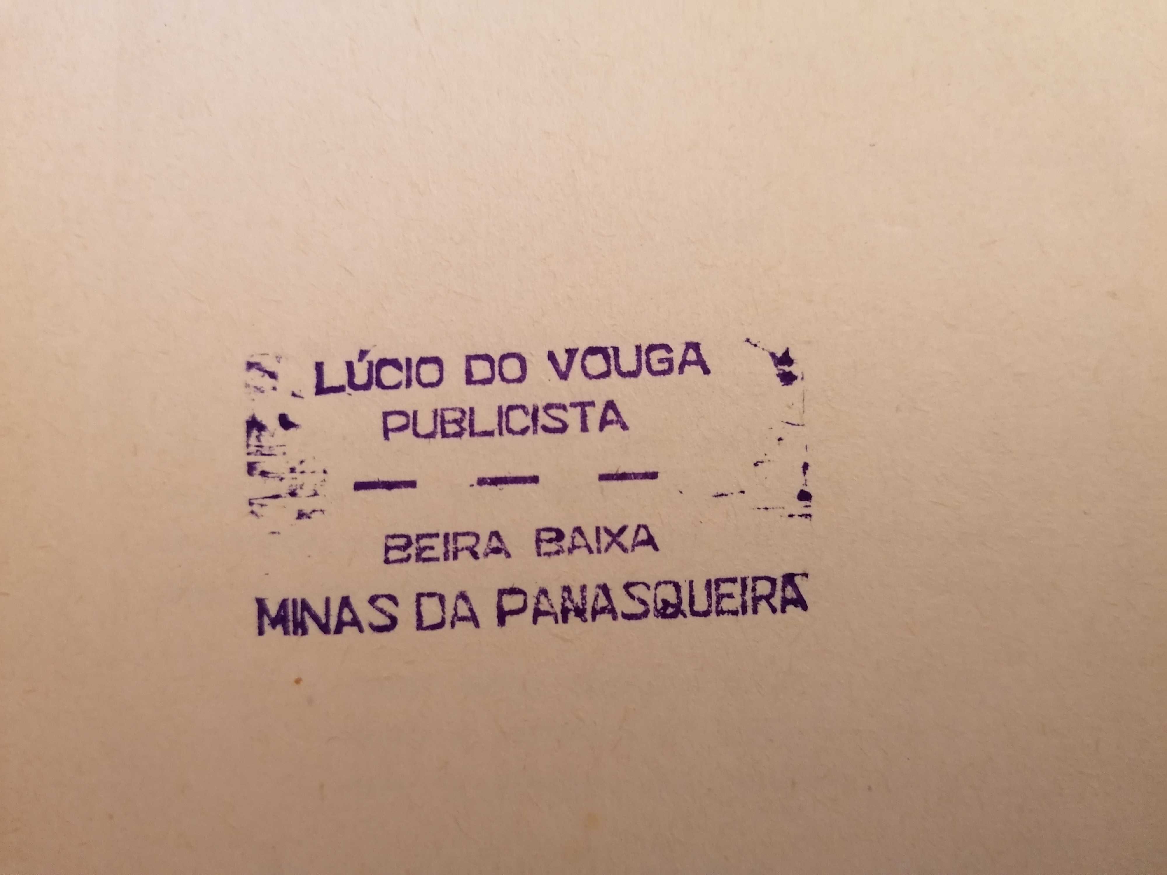 Mar bravo, Lúcio do Vouga, 1ª edição 1957, dedicatória do autor