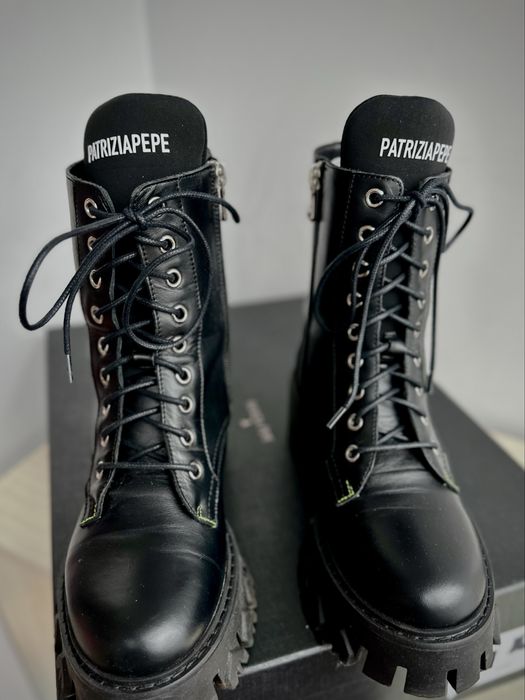 Шкіряні черевики Patrizia Pepe оригінал