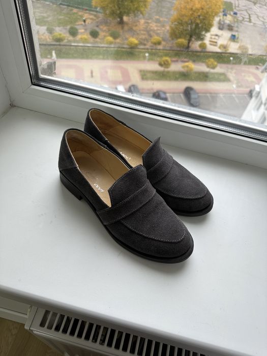 Лофери жіночі натуральна замша