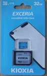 Karta pamięci microSDHC Kioxia Exceria 32GB + adapter, C10 100MB/s