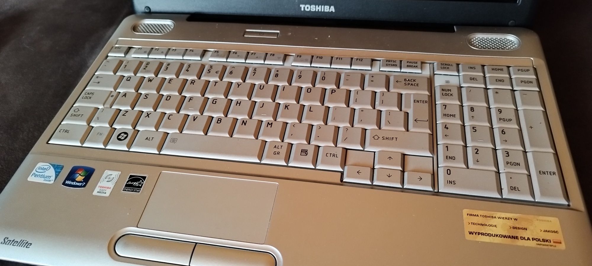Toshiba Satellite Intel Pentium Windows 7