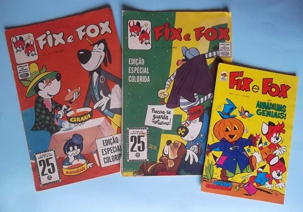 FIX e FOX - 3 Revistas Editora Bloch e RGE (1966)