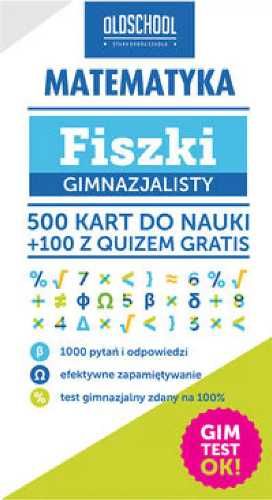 Matematyka. Fiszki gimnazjalisty - Inga Linder-Kopiecka