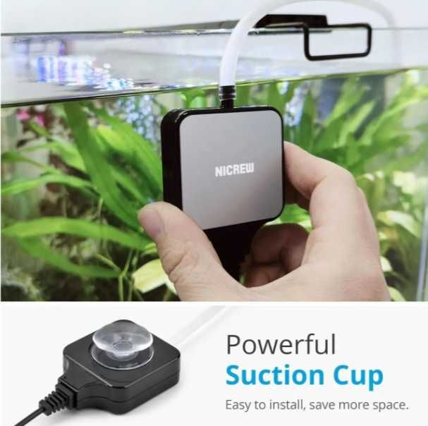 Компресор для аквариуму NICREW Nano Silent mini