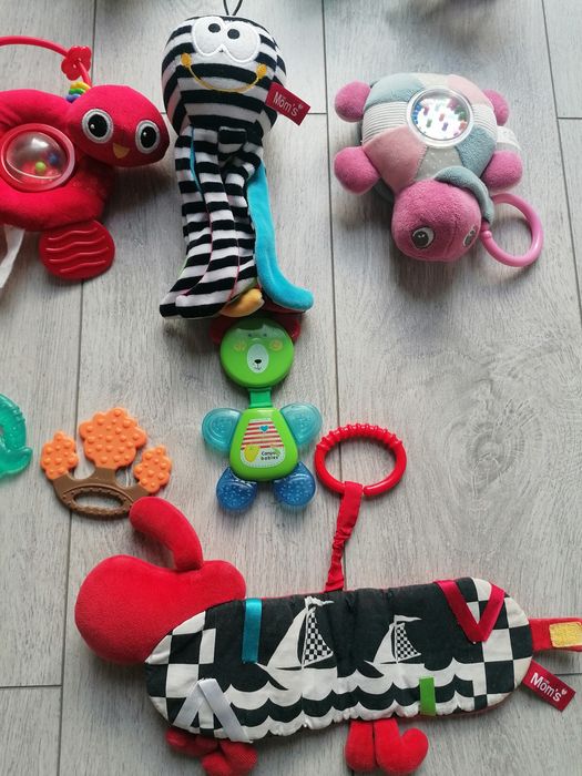 Grzechotki gryzaki zabawki kontrastowe Canpol Baby
