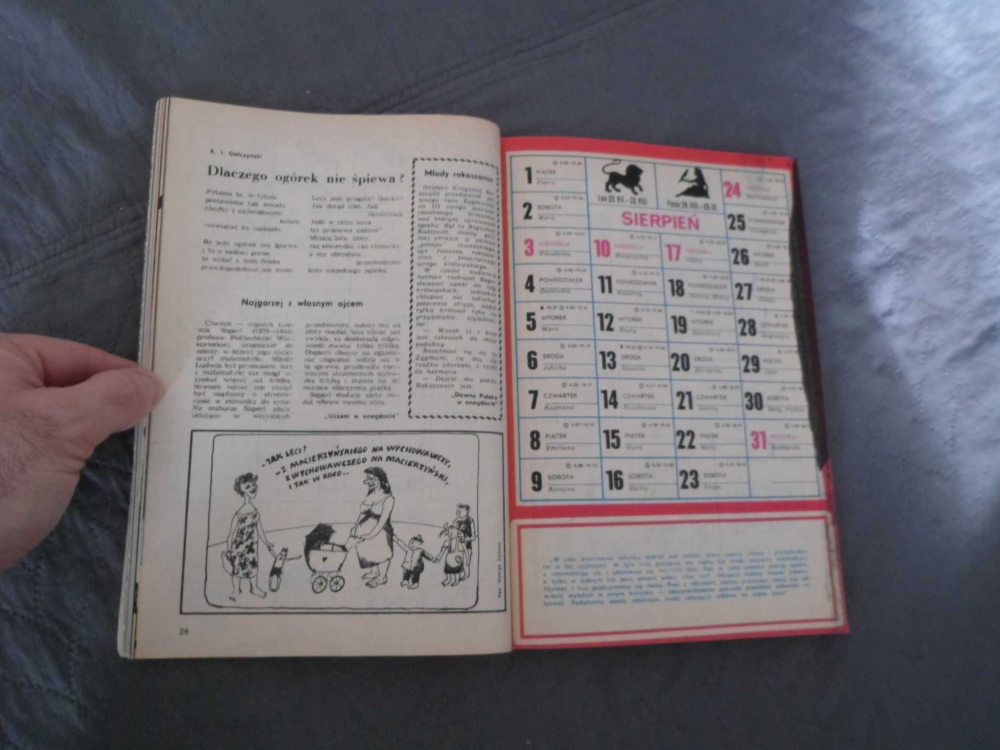 Poradnik rolnika i pszczelarza Kalendarz na rok 1986