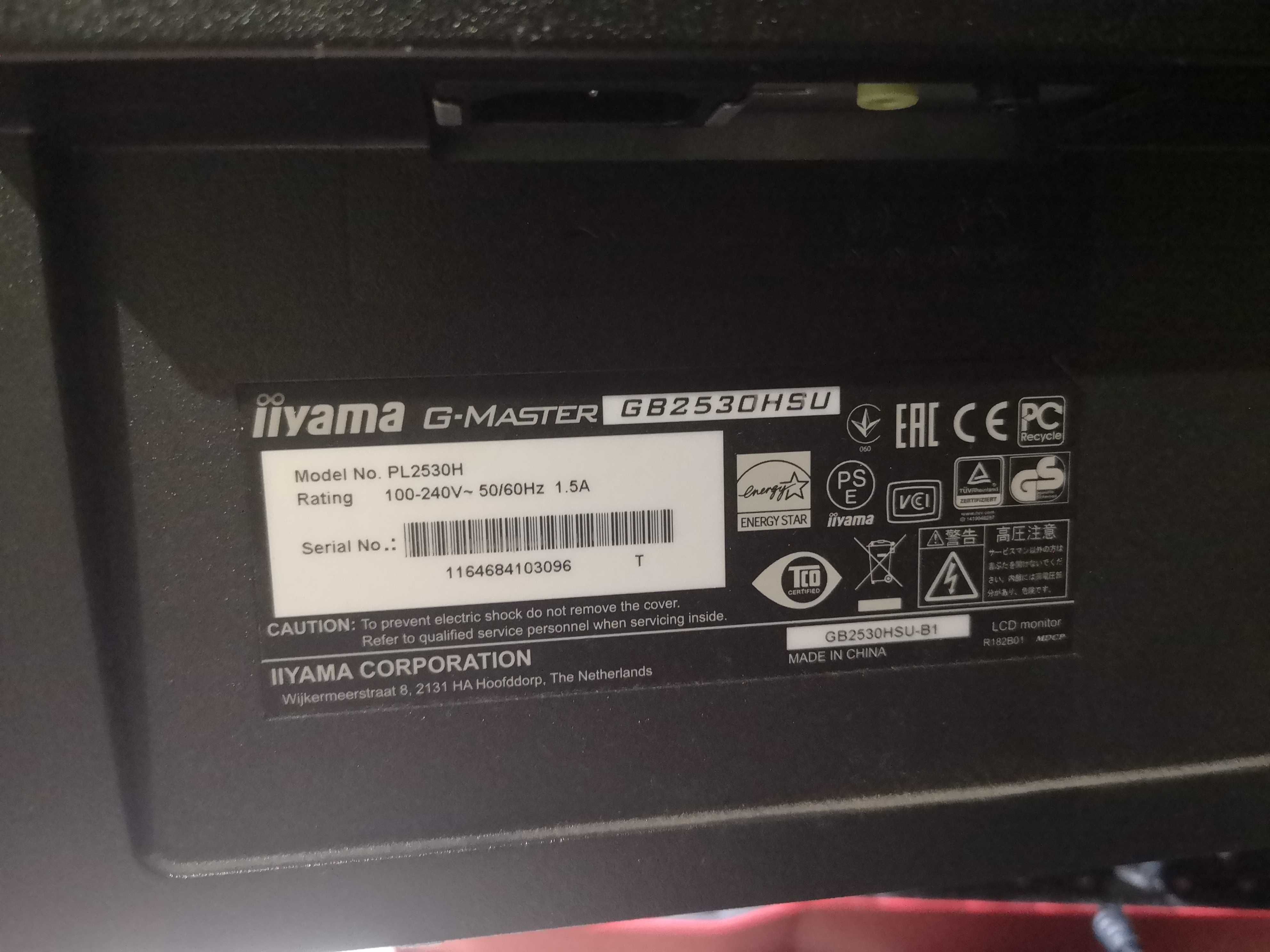 Monitor 24" iiyama G-MASTER GB2530HSU-B1